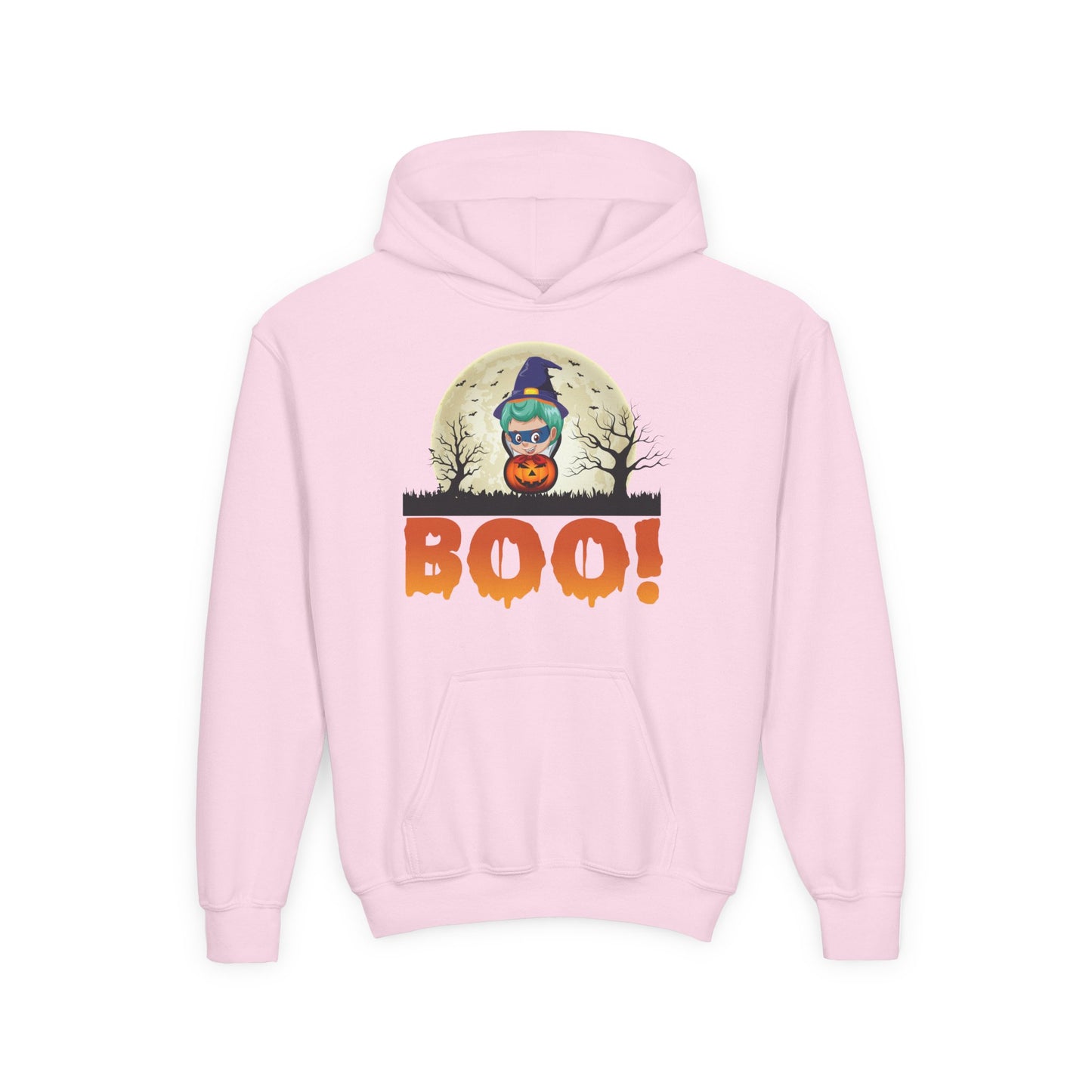 Youth Heavy Blend Hooded Sweatshirt - Boo
