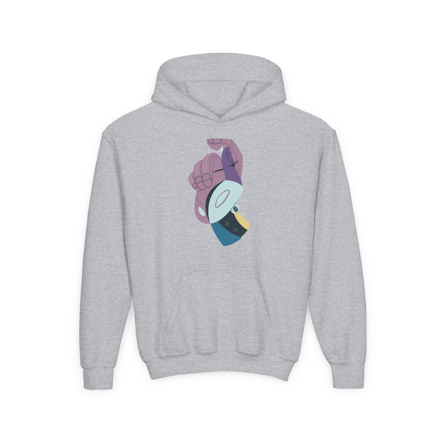 Youth Heavy Blend Hooded Sweatshirt - Hand
