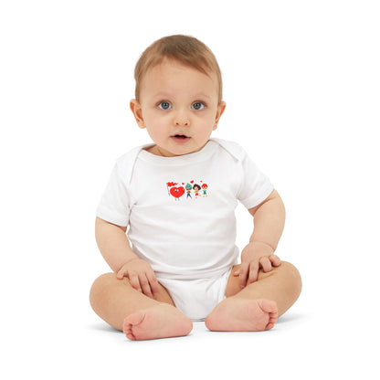 Infant Jersey One Piece - Valentines - Holding hands - [[{"value":"Wonderwear Kid"}]]