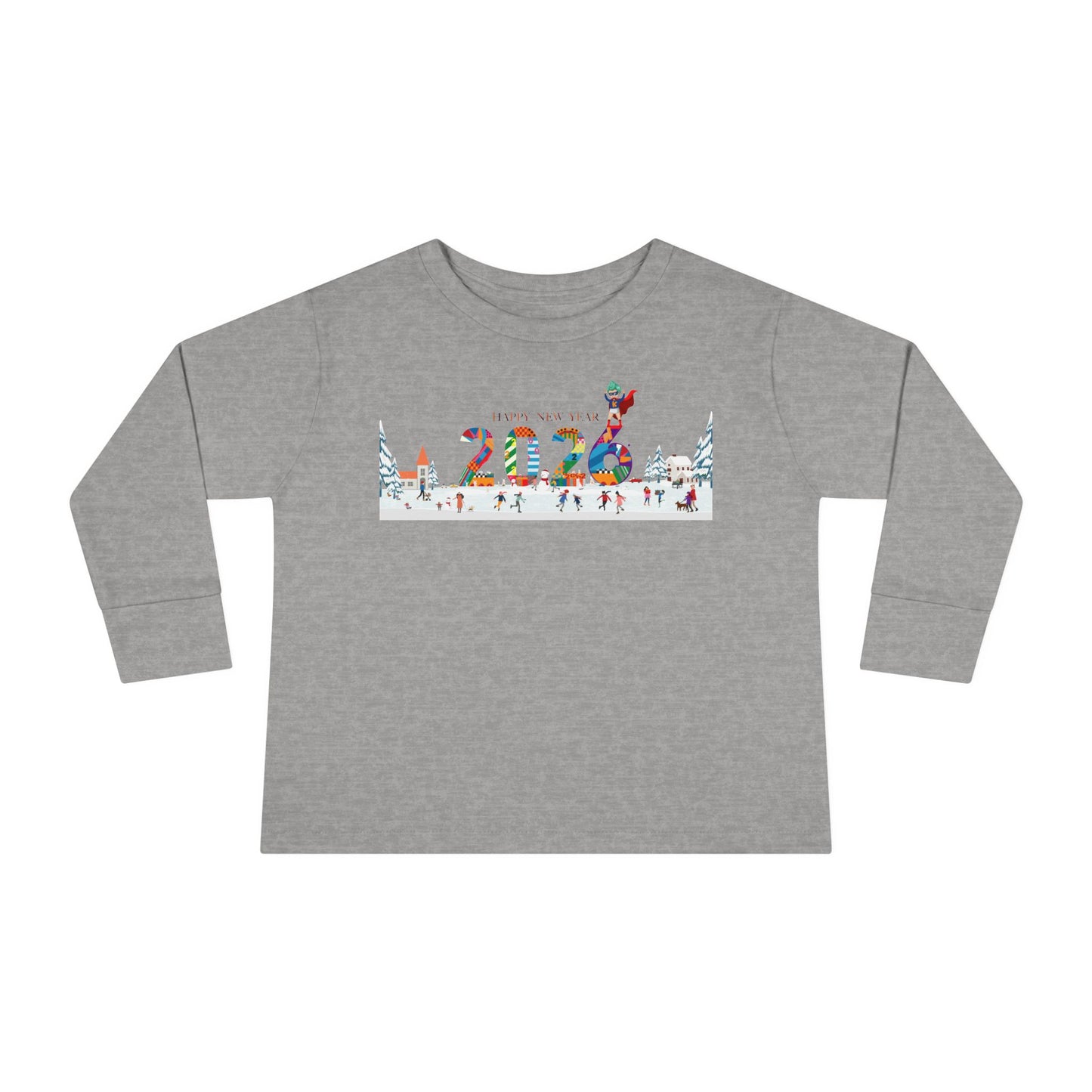 Toddler Long Sleeve Tee - Happy 2026 - [[{"value":"Wonderwear Kid"}]]
