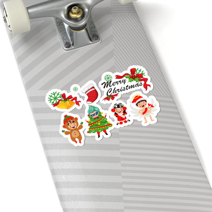 Kiss-Cut Stickers - Merry christmas from super kid - [[{"value":"Wonderwear Kid"}]]