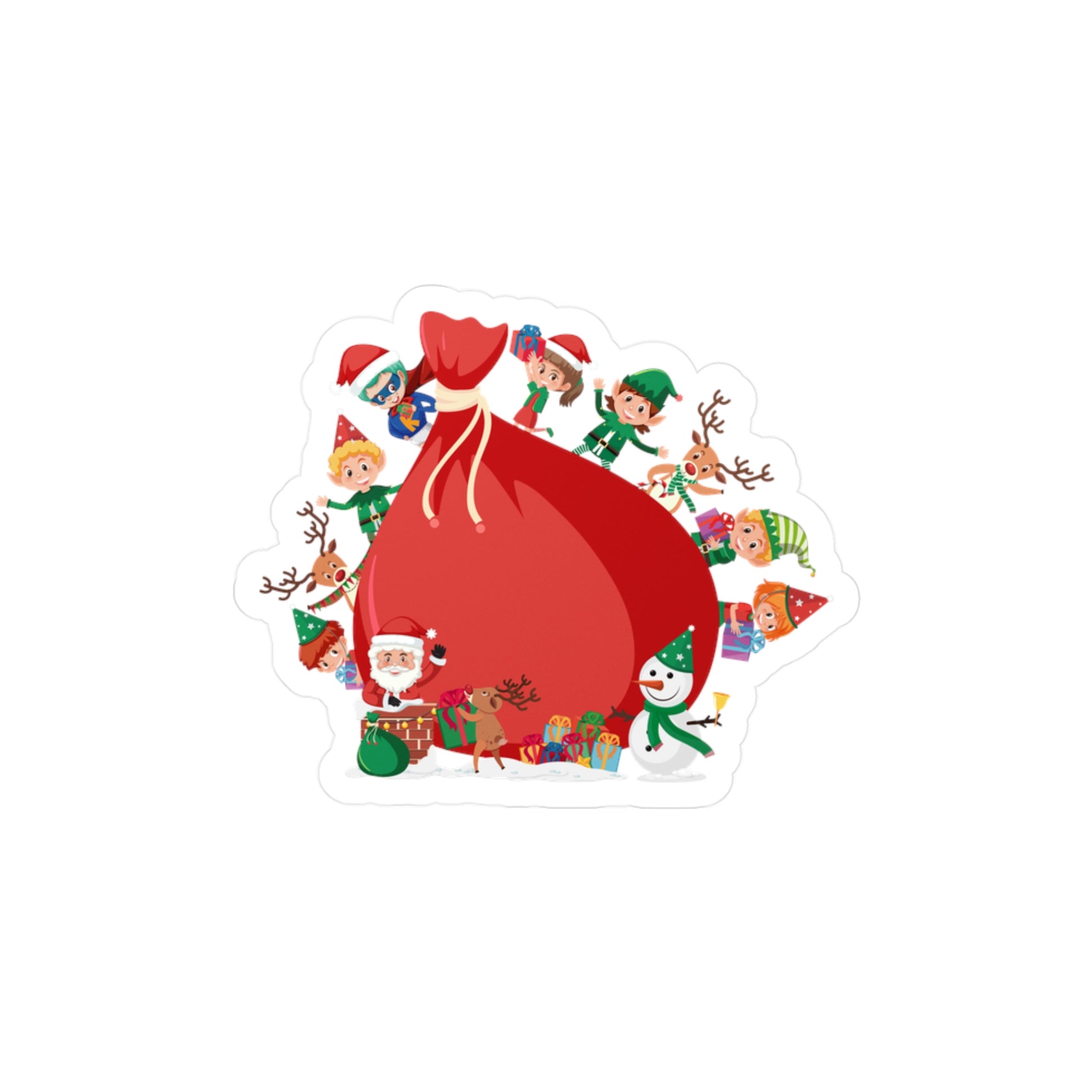Christmas Kiss-Cut Vinyl Decals – Super kiddo and big gift - [[{"value":"Wonderwear Kid"}]]