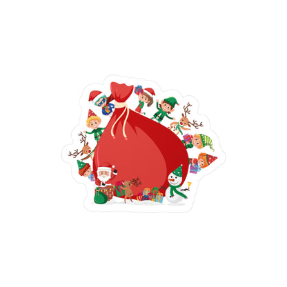 Christmas Kiss-Cut Vinyl Decals – Super kiddo and big gift - [[{"value":"Wonderwear Kid"}]]