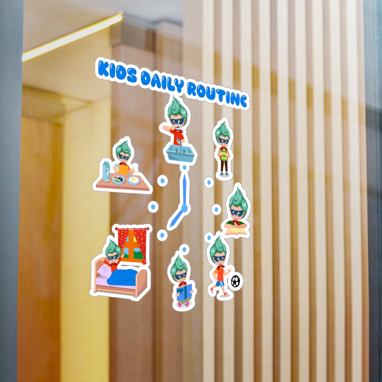 Halloween Kiss-Cut Vinyl Decals – Super kiddo daily routine - [[{"value":"Wonderwear Kid"}]]