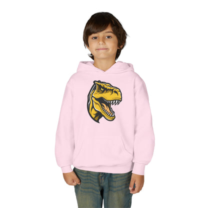 Youth Heavy Blend Hooded Sweatshirt - Tyrannosaurus rex Printify