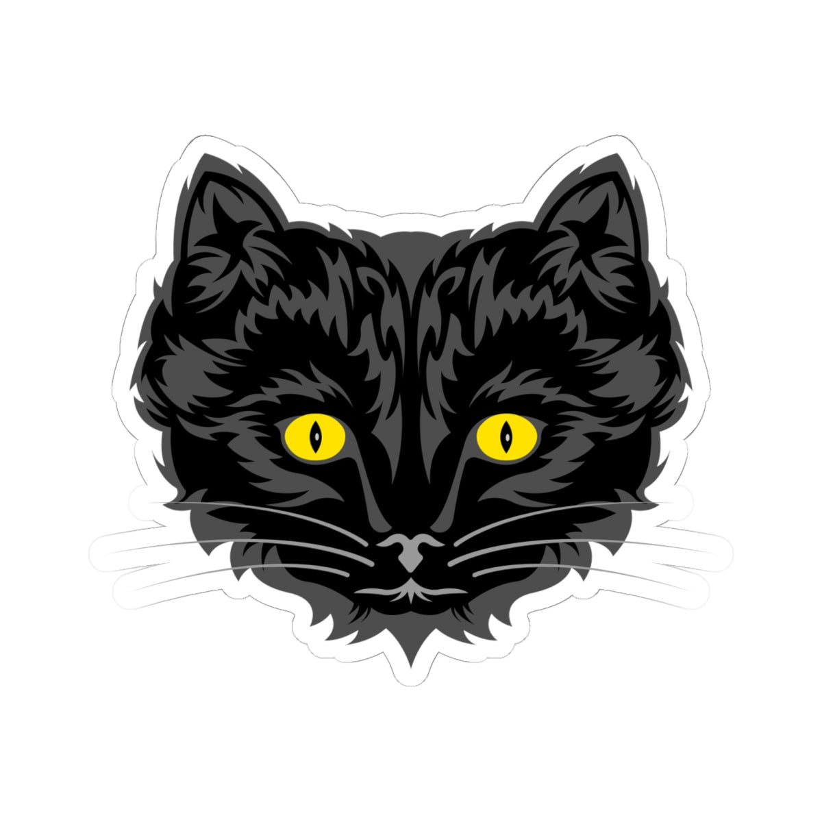 Kiss-Cut Stickers - Face kitten