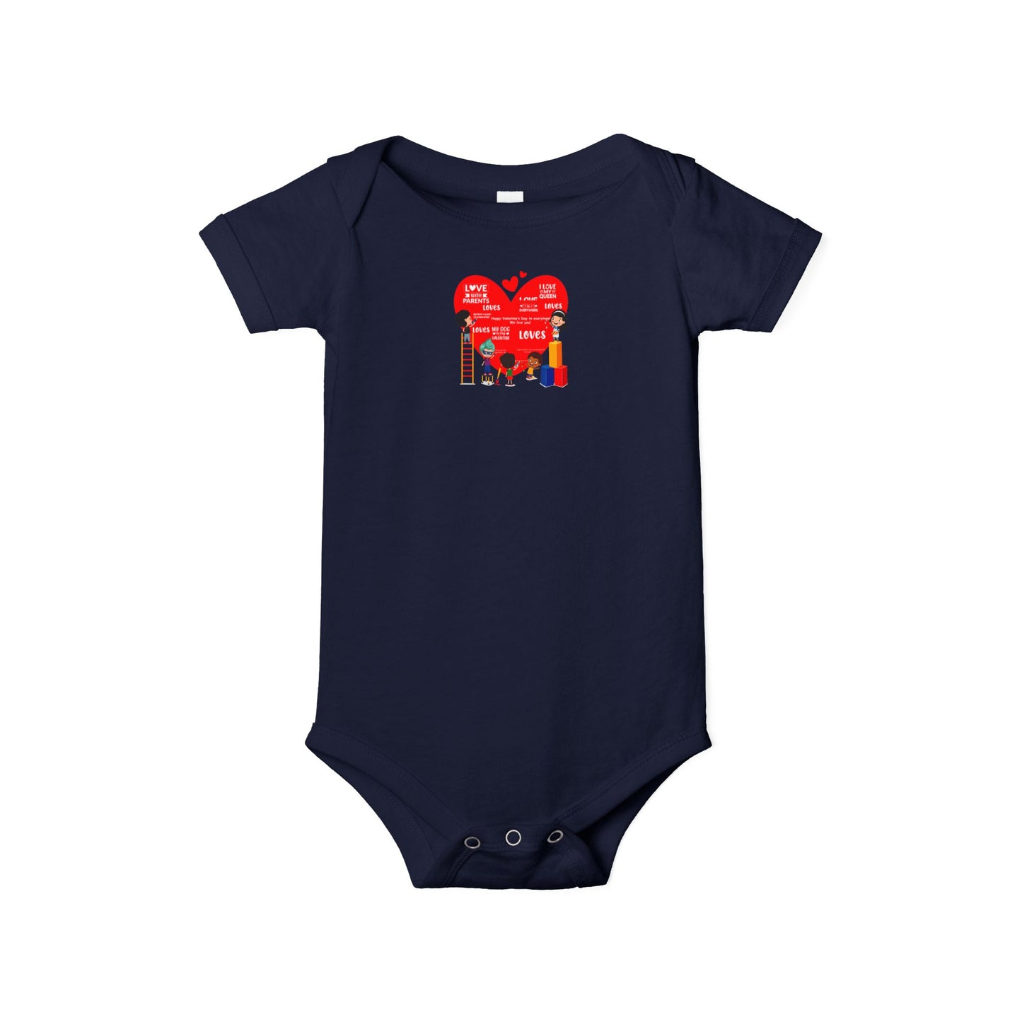 Infant Jersey One Piece - Valentines - Super kiddo and friends message - [[{"value":"Wonderwear Kid"}]]
