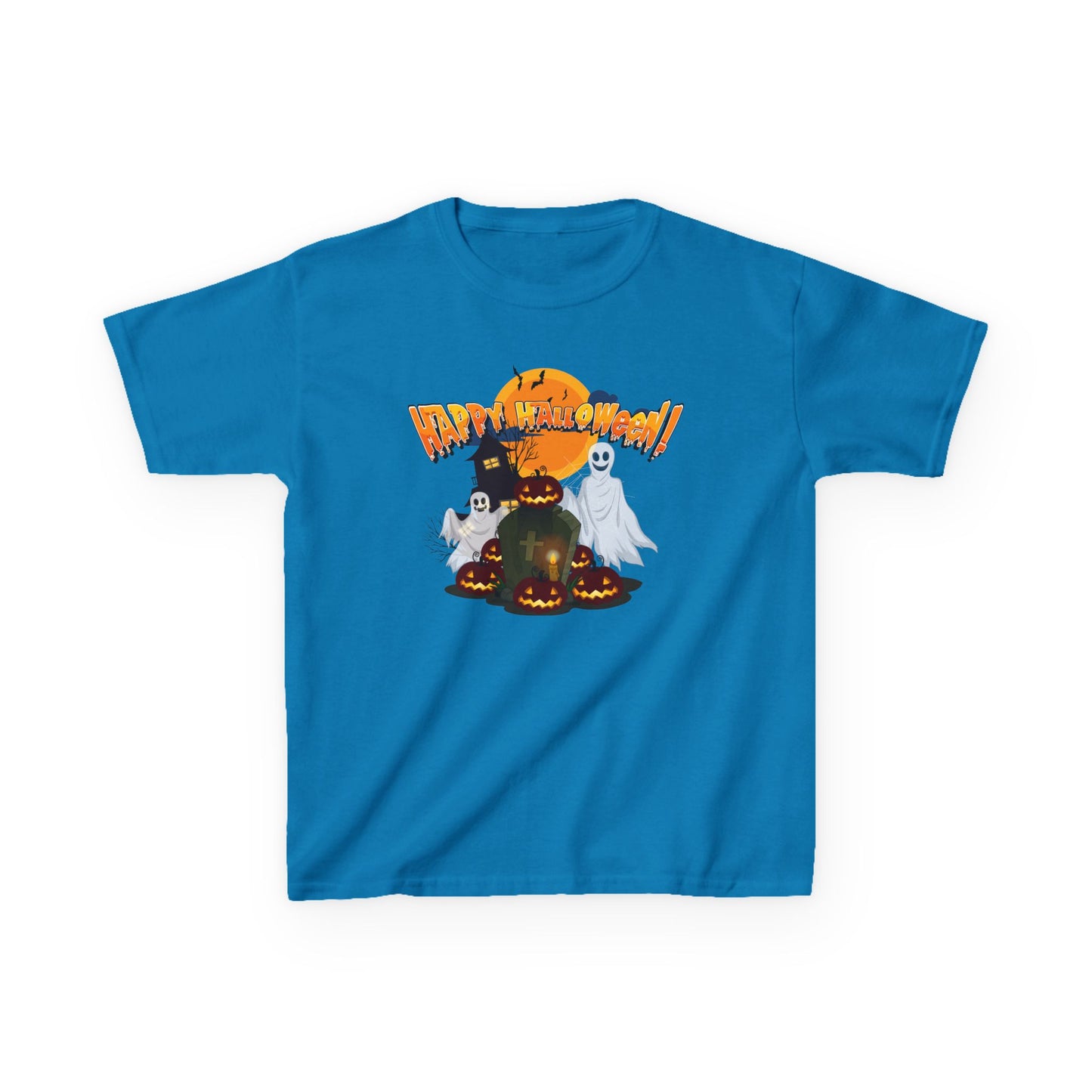 Kids Heavy Cotton™ Tee - Happy holloween - cemetery - [[{"value":"Wonderwear Kid"}]]