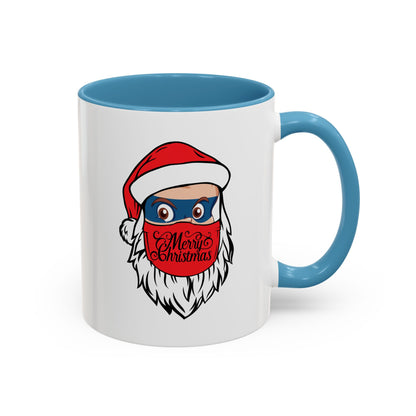 Accent Coffee Mug - Santa Super kiddo - [[{"value":"Wonderwear Kid"}]]