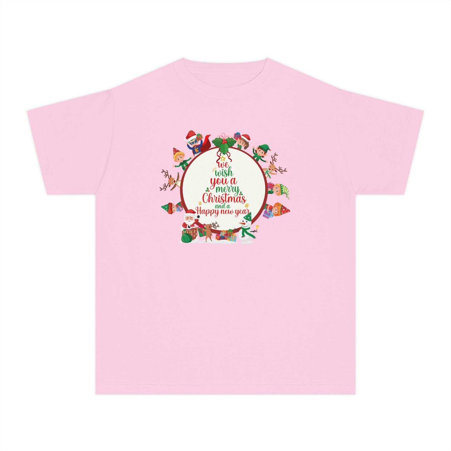 Youth Midweight Tee - We wish you a merry Christmas