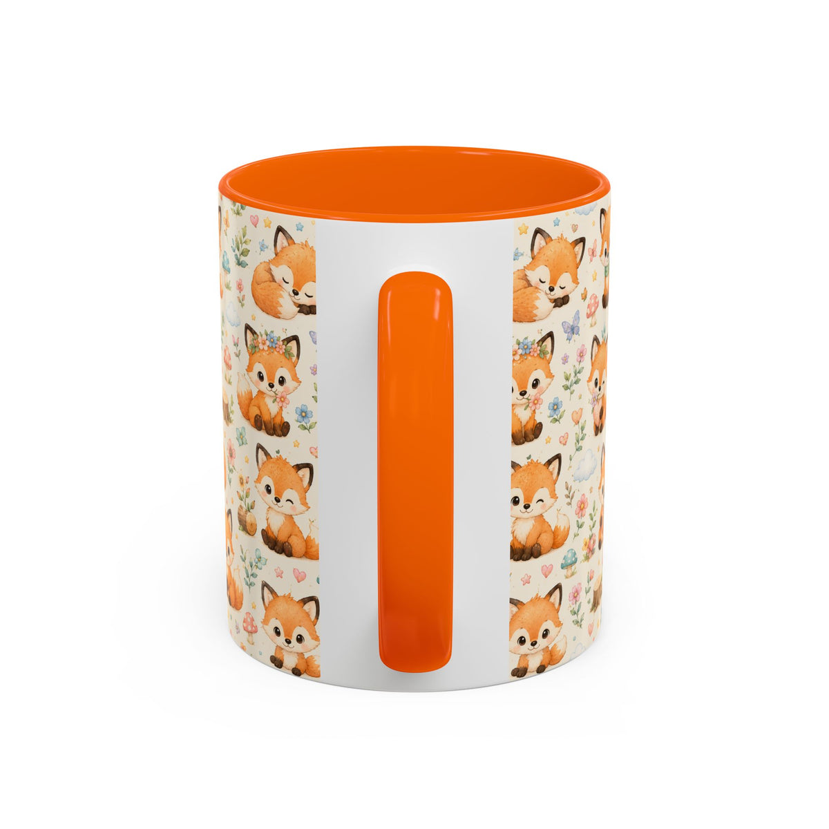 Accent Coffee Mug  (11/15 oz) - Baby foxes