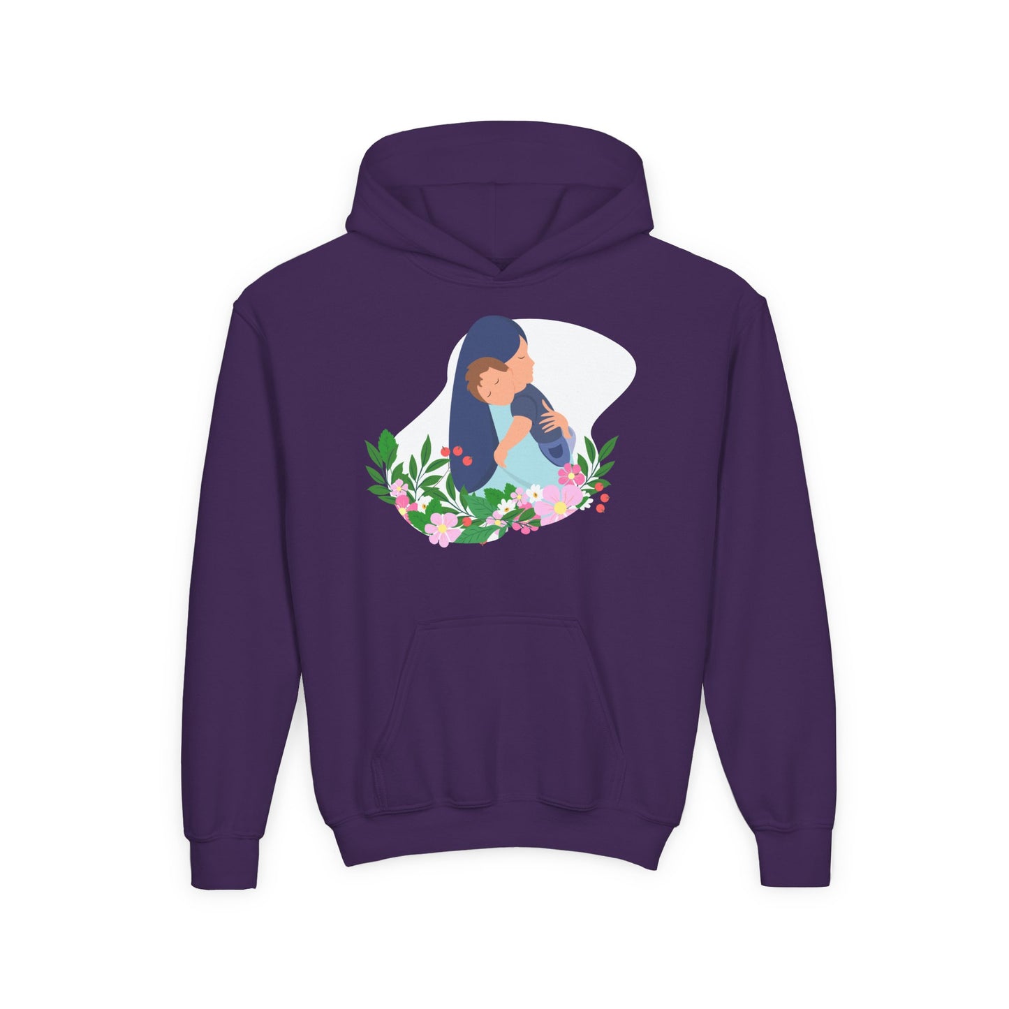 Youth Heavy Blend Hooded Sweatshirt - Mothers love