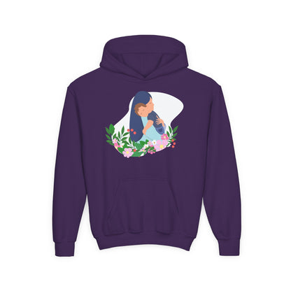 Youth Heavy Blend Hooded Sweatshirt - Mothers love Printify