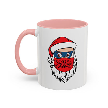Accent Coffee Mug - Santa Super kiddo - [[{"value":"Wonderwear Kid"}]]