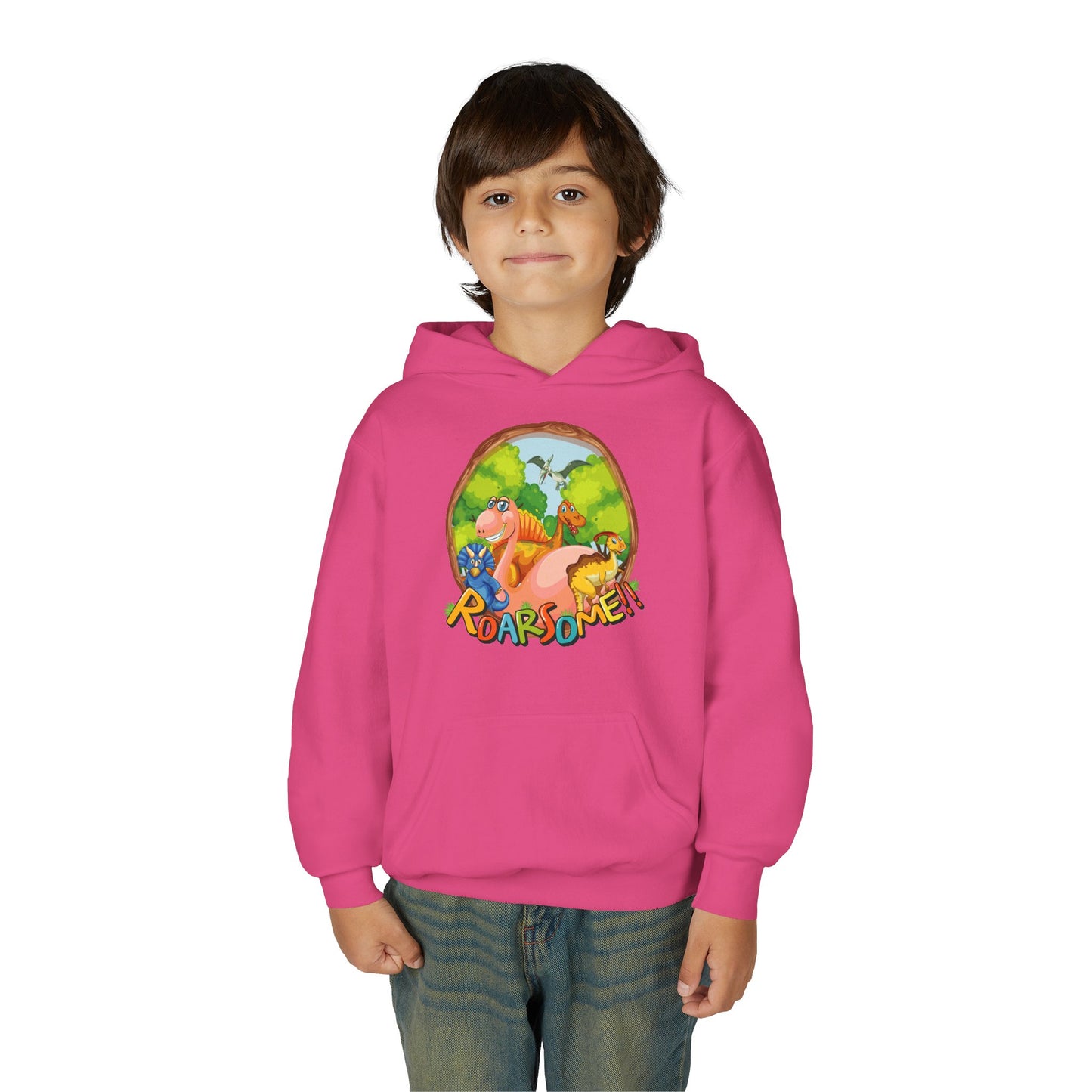 Youth Heavy Blend Hooded Sweatshirt - Roarsome