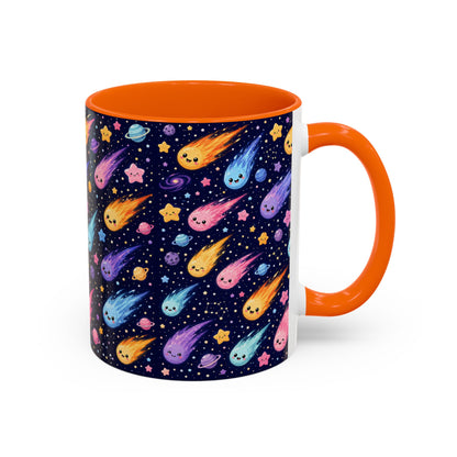 Accent Coffee Mug  (11/15 oz) - Cosmic Comet