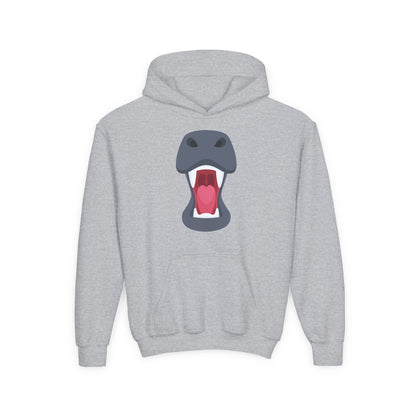 Youth Heavy Blend Hooded Sweatshirt -  Rhinos face Printify