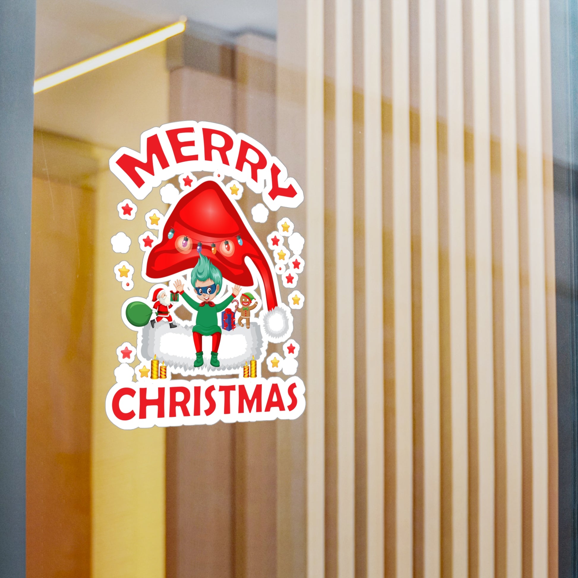 Christmas Kiss-Cut Vinyl Decals – Merry christmas - [[{"value":"Wonderwear Kid"}]]