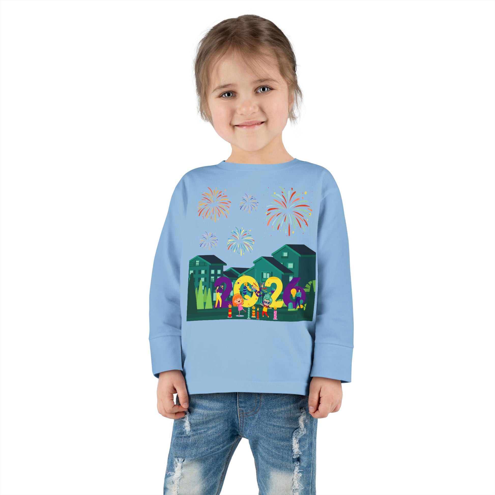Toddler Long Sleeve Tee - Super kiddo on house - [[{"value":"Wonderwear Kid"}]]
