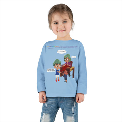 Toddler Long Sleeve Tee - WonderWear Origin - [[{"value":"Wonderwear Kid"}]]