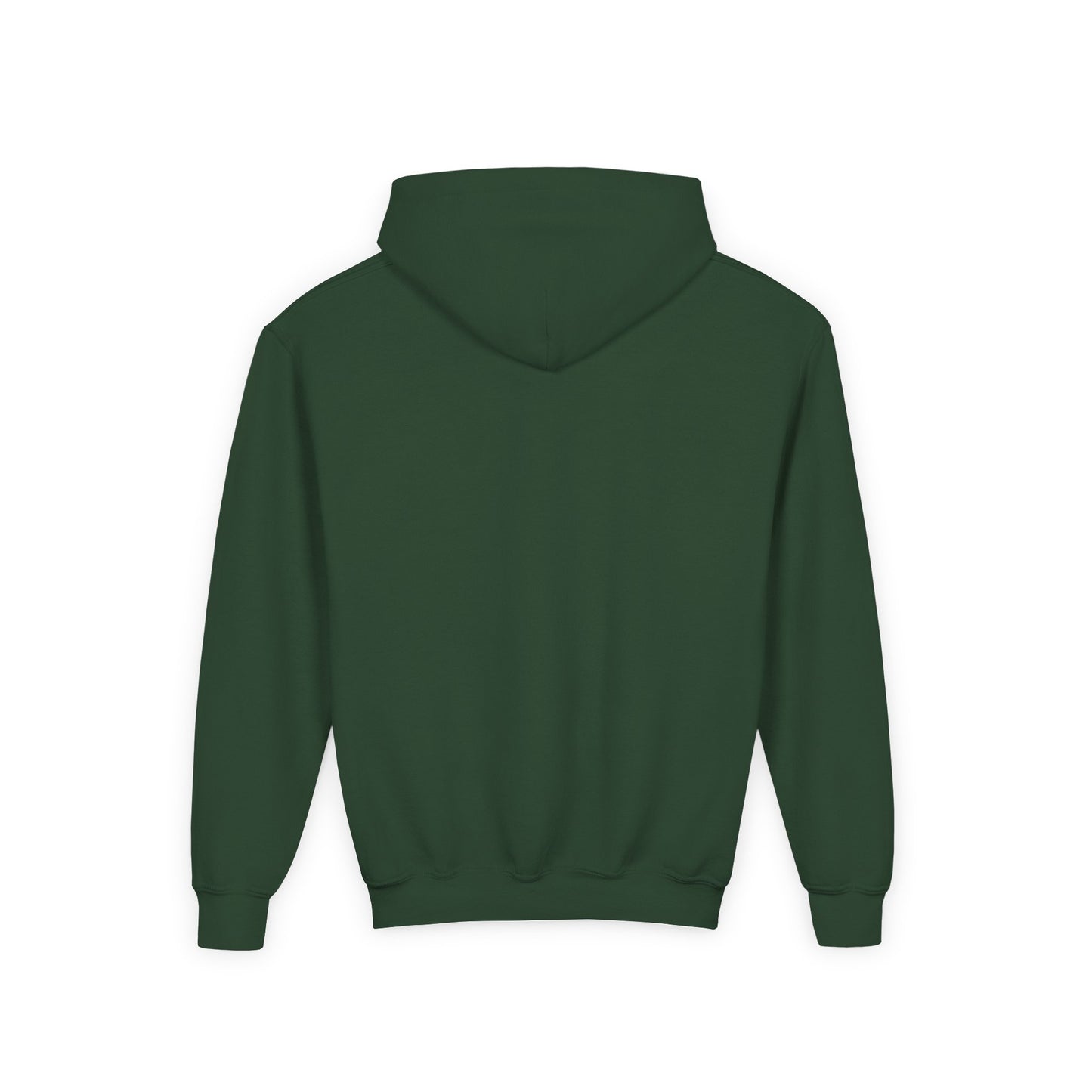 Youth Heavy Blend Hooded Sweatshirt - Vibrant Wolf Design