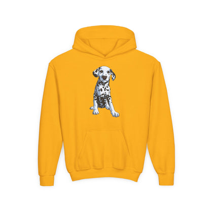 Youth Heavy Blend Hooded Sweatshirt - Dalmatian Printify