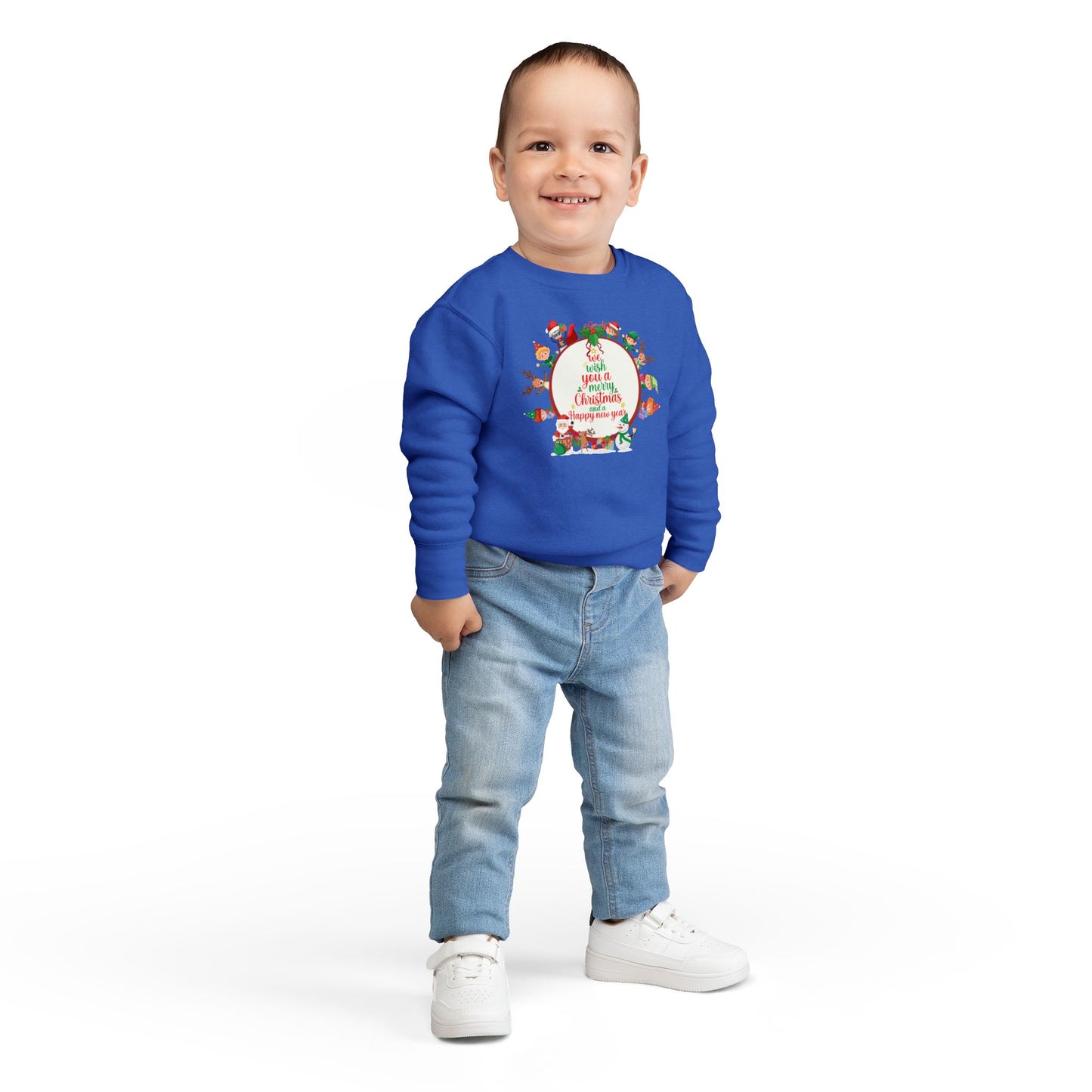 Toddler Sweatshirt - We Wish You a Merry Christmas - [[{"value":"Wonderwear Kid"}]]