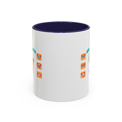 Accent Coffee Mug - Super kiddo how to brush teeth - [[{"value":"Wonderwear Kid"}]]