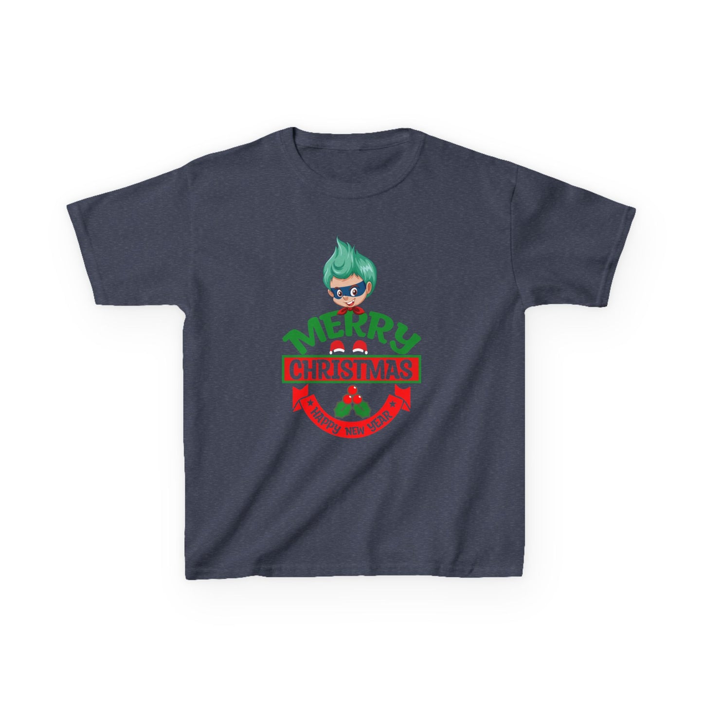 Kids Heavy Cotton™ Tee - Merry chridtmas from super kiddo - [[{"value":"Wonderwear Kid"}]]