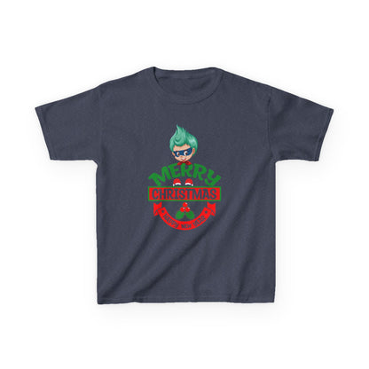 Kids Heavy Cotton™ Tee - Merry chridtmas from super kiddo - [[{"value":"Wonderwear Kid"}]]