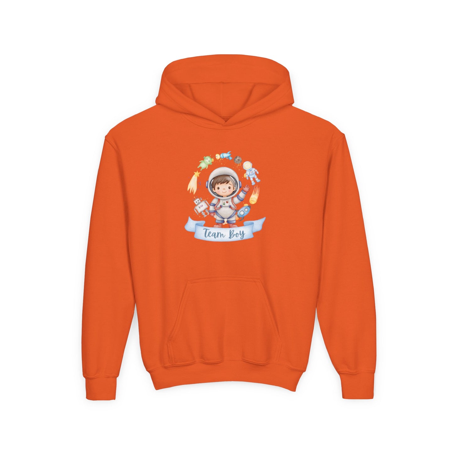 Youth Heavy Blend Hooded Sweatshirt - Astronaut Adventures