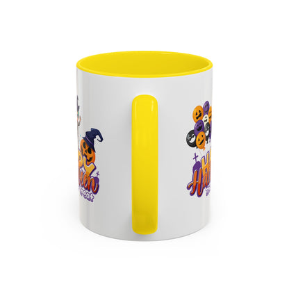 Accent Coffee Mug - Happy halloween trick or treat - [[{"value":"Wonderwear Kid"}]]
