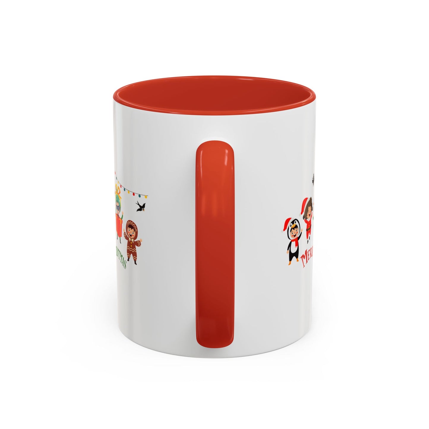 Accent Coffee Mug - Merry christmas by super kiddo and friends