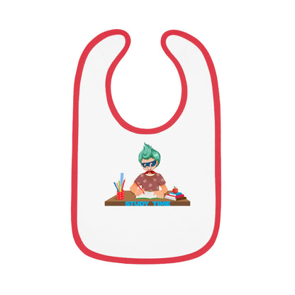 Baby Bib - Super kiddo studying - [[{"value":"Wonderwear Kid"}]]