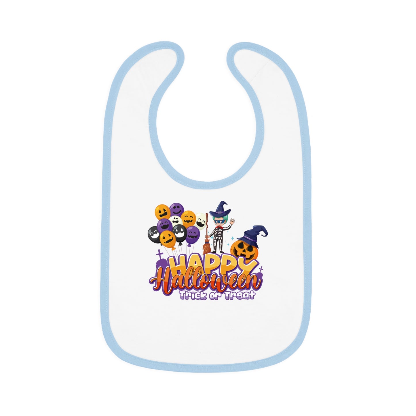 Baby Bib - Happy halloween trick or treat