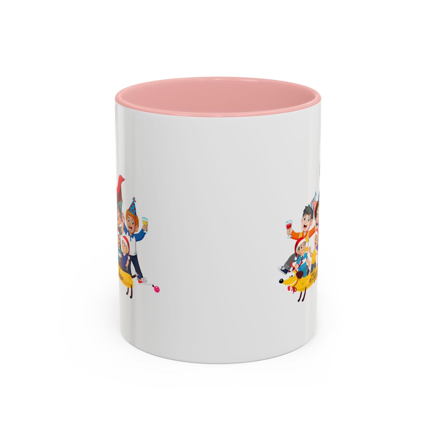 Accent Coffee Mug - Happy new year with friends