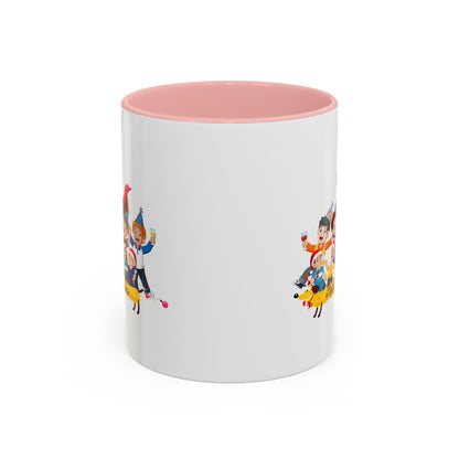 Accent Coffee Mug - Happy new year with friends - [[{"value":"Wonderwear Kid"}]]