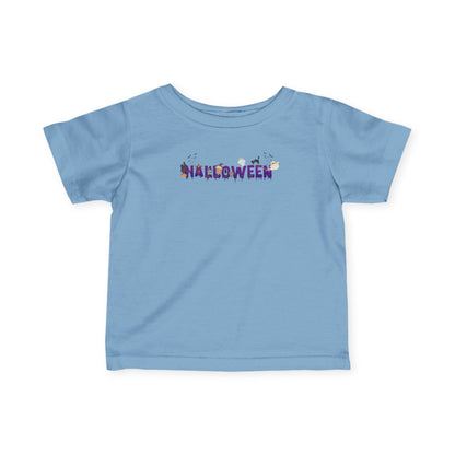 Infant Fine Jersey Tee - Holloween word Printify