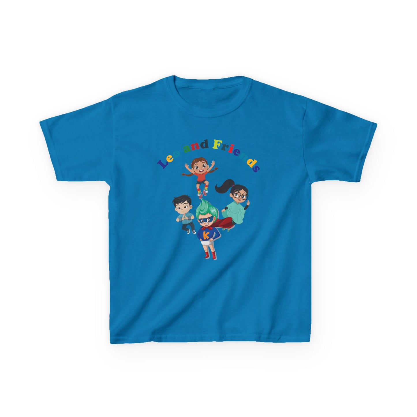Kids Heavy Cotton™ Tee - Leo & Friends - [[{"value":"Wonderwear Kid"}]]