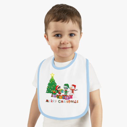 Baby Bib - Super kiddo preparing gifts - [[{"value":"Wonderwear Kid"}]]