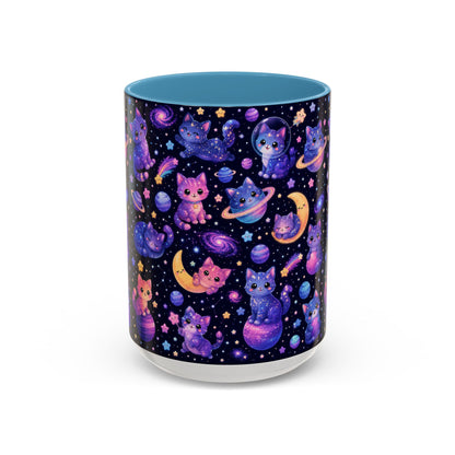 Accent Coffee Mug (11/15 oz) - Galaxy cats