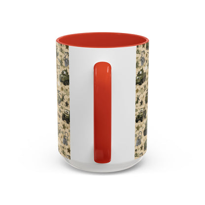 Accent Coffee Mug  (11/15 oz) - Military Kids