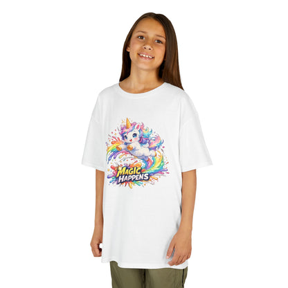 Kids Heavy Cotton™ Tee - Magic Happens
