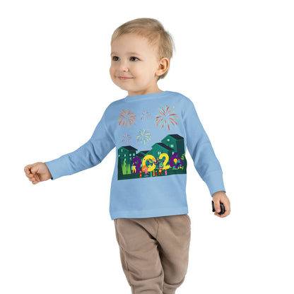 Toddler Long Sleeve Tee - Super kiddo on house - [[{"value":"Wonderwear Kid"}]]
