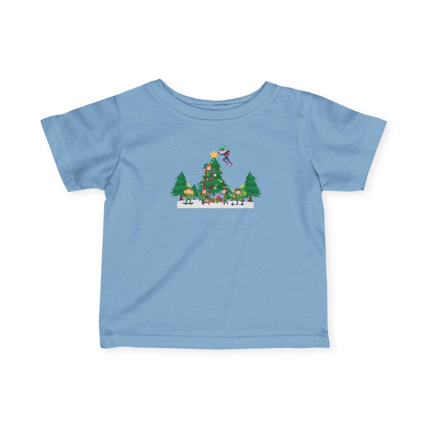 Infant Fine Jersey Tee - Super kiddo putting the stars - [[{"value":"Wonderwear Kid"}]]