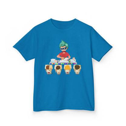 Kids Heavy Cotton™ Tee - Little kiddo teaching to wash dishes - [[{"value":"Wonderwear Kid"}]]