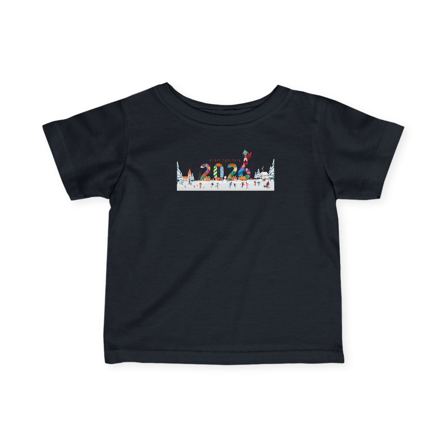 Infant Fine Jersey Tee - Happy 2026 - [[{"value":"Wonderwear Kid"}]]