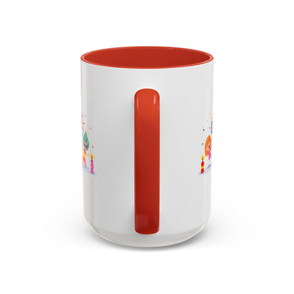 Accent Coffee Mug - Super kiddo lighting fireworks - [[{"value":"Wonderwear Kid"}]]