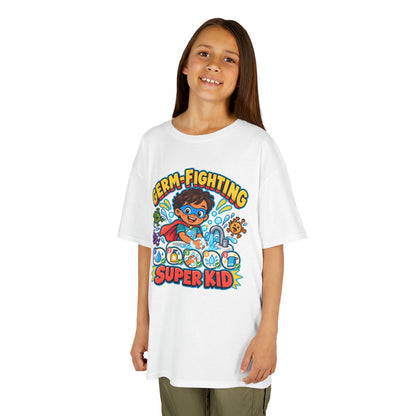 Kids Heavy Cotton™ Tee - Germ-Fighting Super Kid