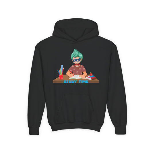 Youth Heavy Blend Hooded Sweatshirt - Super kiddo studying - [[{"value":"Wonderwear Kid"}]]